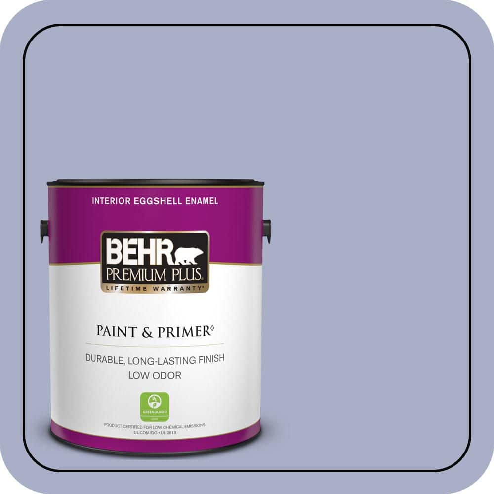 1 gal. #S540-3 Meadow Phlox Eggshell Enamel Low Odor Interior Paint & Primer price history on PriceWatchPro