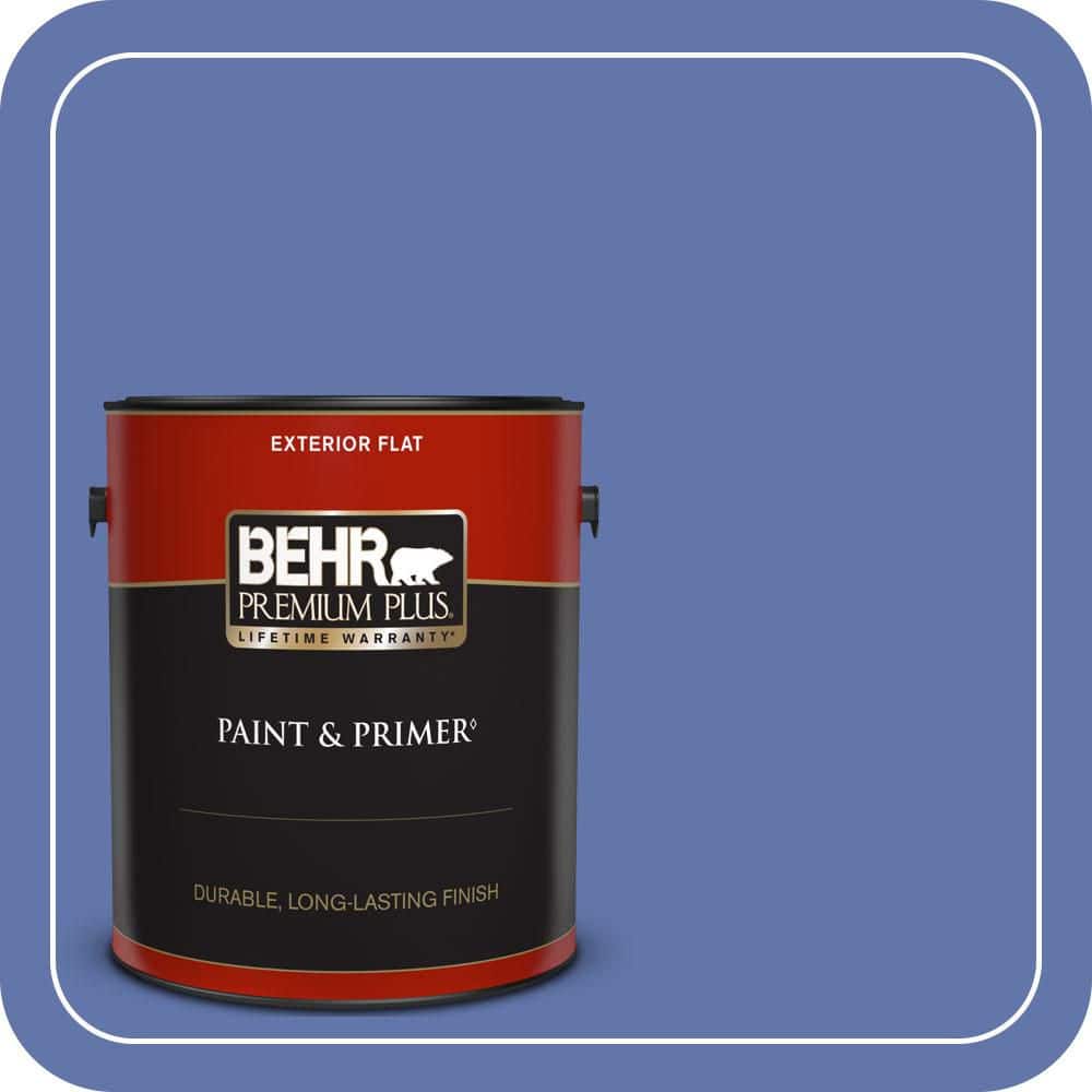 1 gal. #600B-6 Sudden Sapphire Flat Exterior Paint & Primer price history on PriceWatchPro