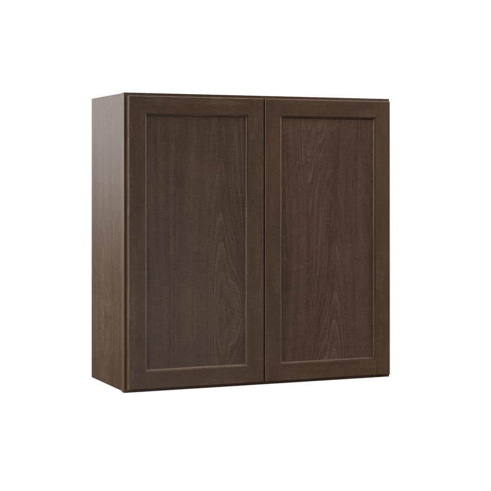 Hampton Bay Shaker 30 in. W x 12 in. D x 30 in. H Assembled Wall ...