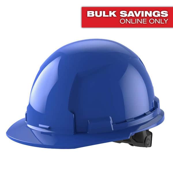 Milwaukee BOLT Blue Type 1 Class E Front Brim Non-Vented Hard Hat with 6-Point Ratcheting Suspension