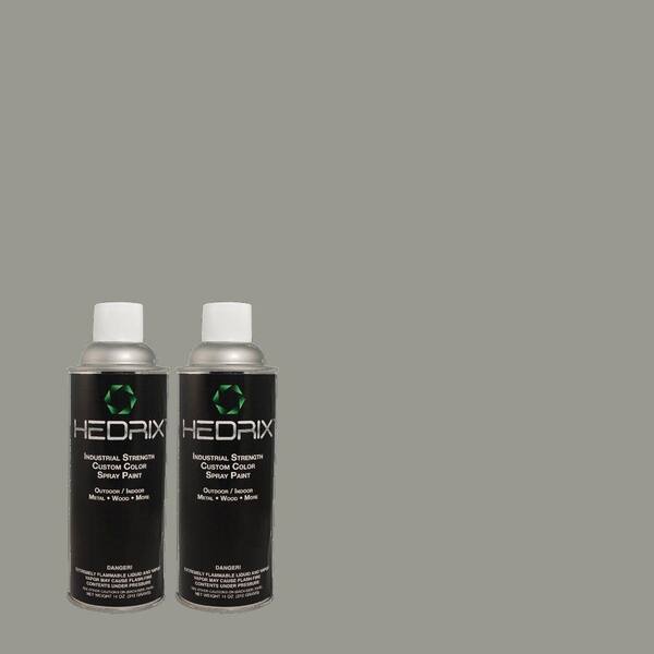 Hedrix 11 oz. Match of PPU12-15 Atmospheric Semi-Gloss Custom Spray Paint (2-Pack)