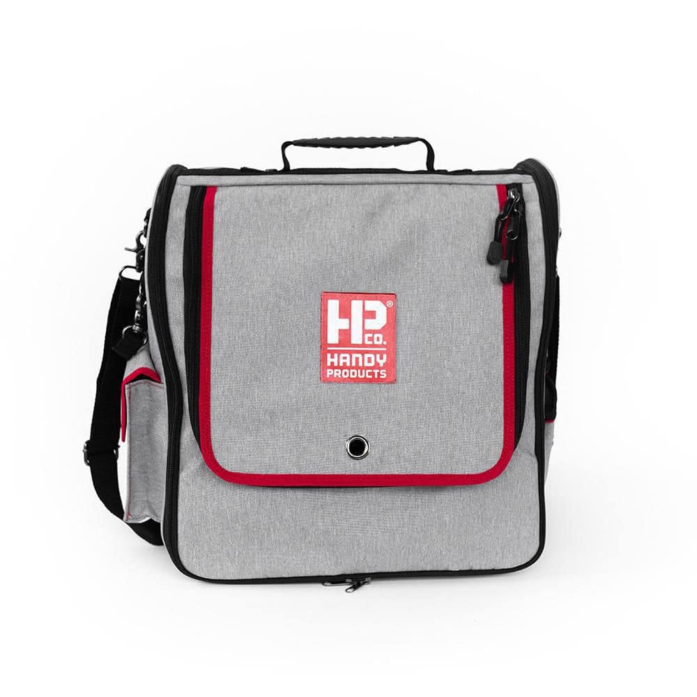 HANDY 15 in. 4-Pocket Gray Waterproof Painter's Tool Bag