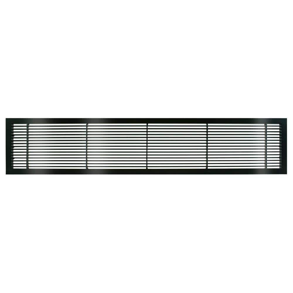 Architectural Grille AG10 Series 4 in. x 24 in. Solid Aluminum Fixed