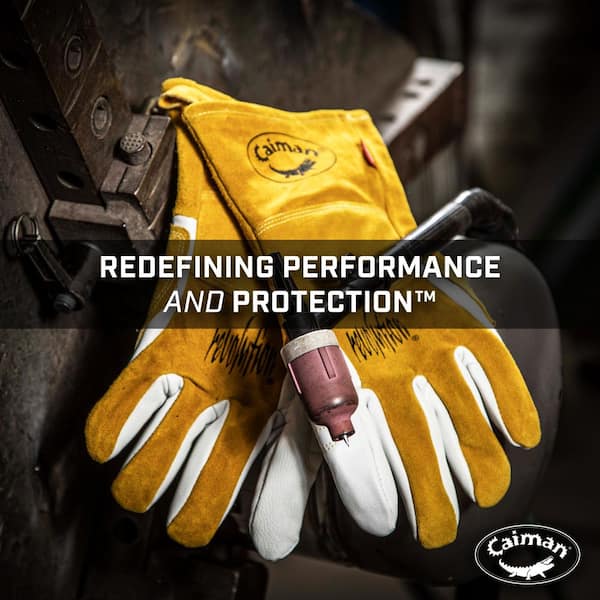Caiman Large Premium Goat Grain TIG/Multi-Task Welder's Glove with