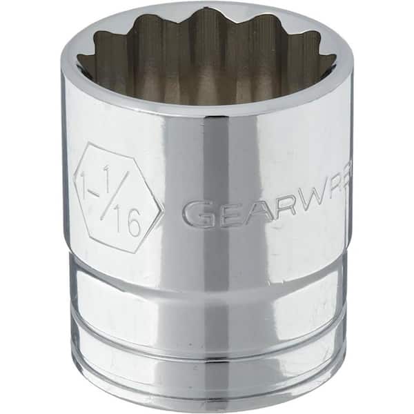 GEARWRENCH 1/2 in. Drive SAE 1-1/16 in. 12-Point Standard Socket