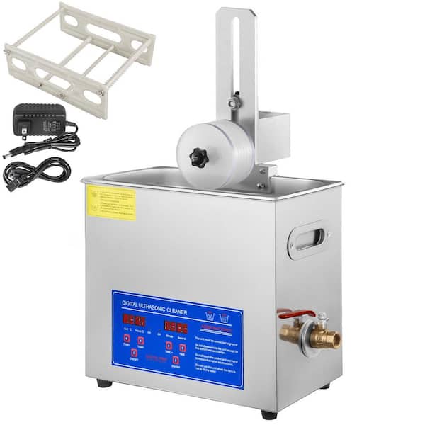 Ultrasonic Machine 6l Ultrasonic Vinyl Cleaner 7-12 in. 8 Records Ultrasonic Vinyl Cleaning Ultrasonic with Drying Rack