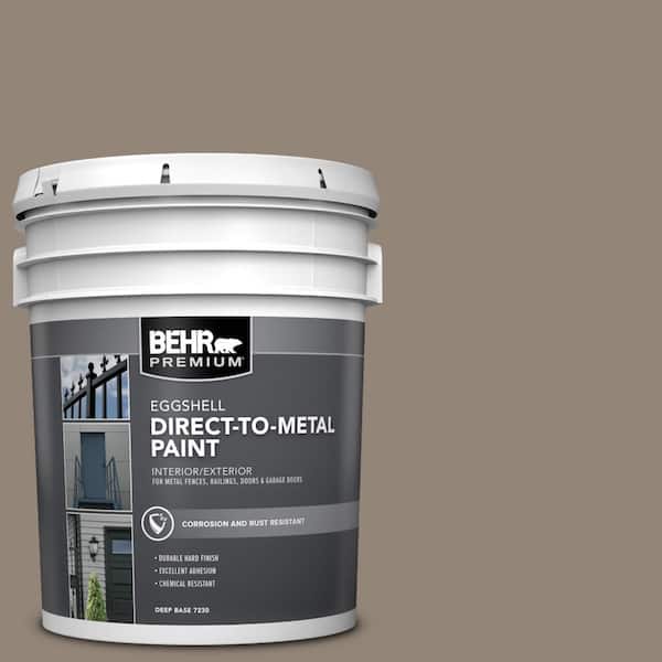 BEHR PREMIUM 5 gal. #N220-5 Ottertail Eggshell Direct to Metal Interior/Exterior Paint