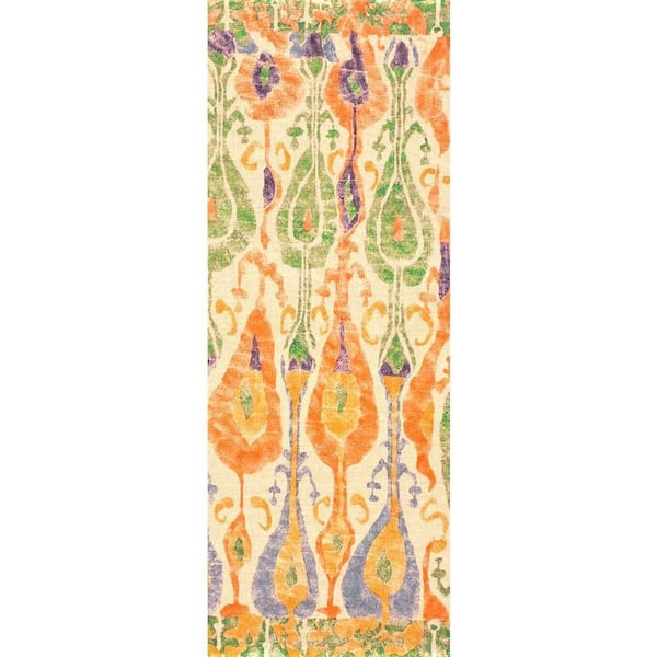 nuLOOM Renia Southwestern Jute Multi 3 ft. x 8 ft. Runner