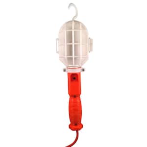 25 ft. Corded Plastic Trouble Light with 3C Outlet in Handle