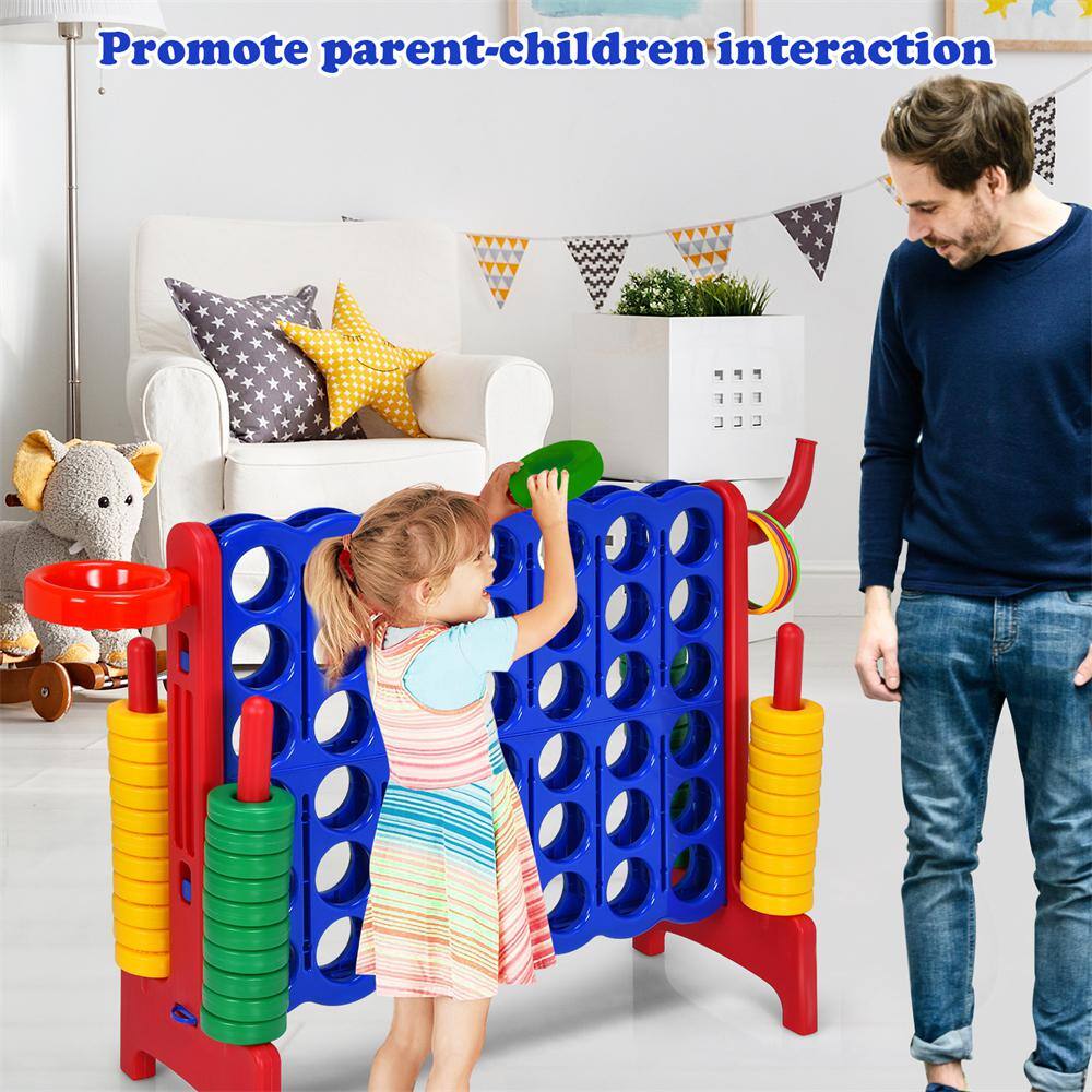 Giant Blue and Red Multi-Game Set for Kids
