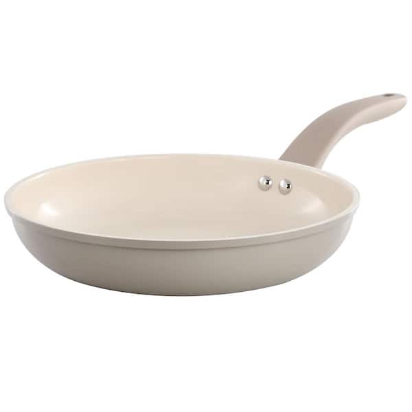 9.5 Inch Ceramic Nonstick Frying Pan in Beige