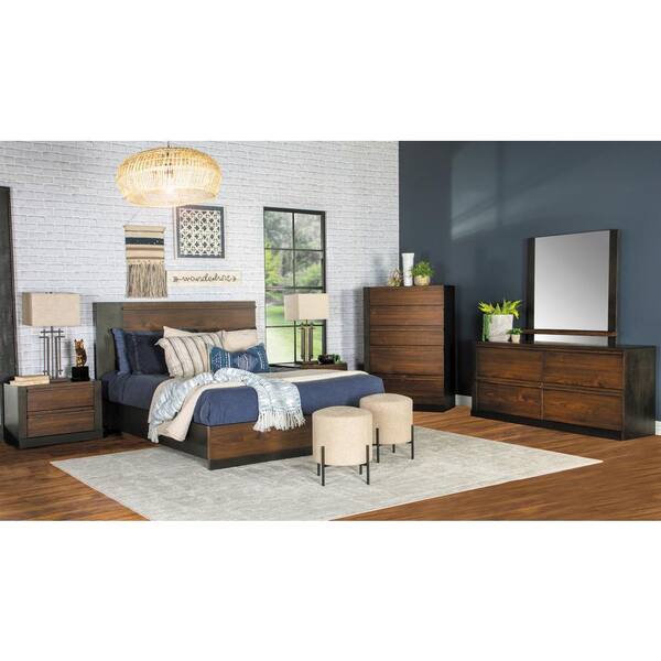 Coaster 950921 Loon peak 36 black and grey finish wood bedroom