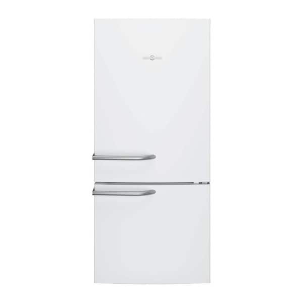 GE 20.9 cu. ft. Bottom Freezer Refrigerator in White