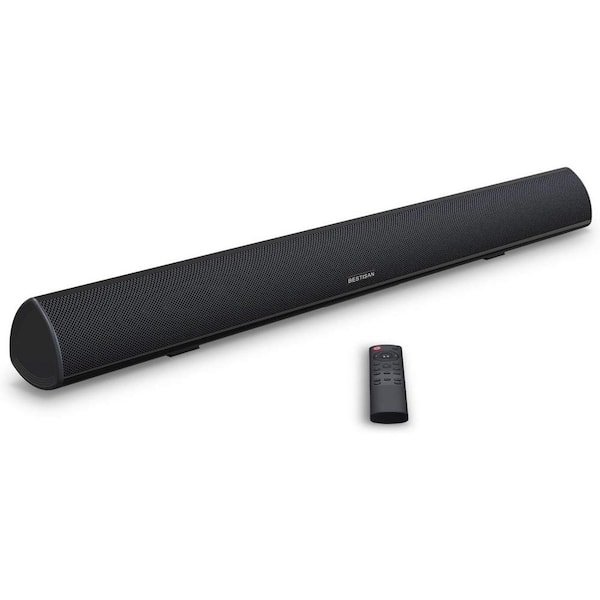 BESTISAN 28 in. 2.0 Channel S6520H Bluetooth Wireless 5.0 TV Soundbar with Wired HDMI and Home Theater System
