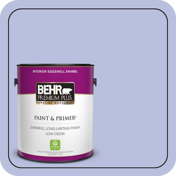 BEHR PREMIUM PLUS 1 gal. #MQ4-31 Stardust Evening Eggshell Enamel Low Odor Interior Paint & Primer