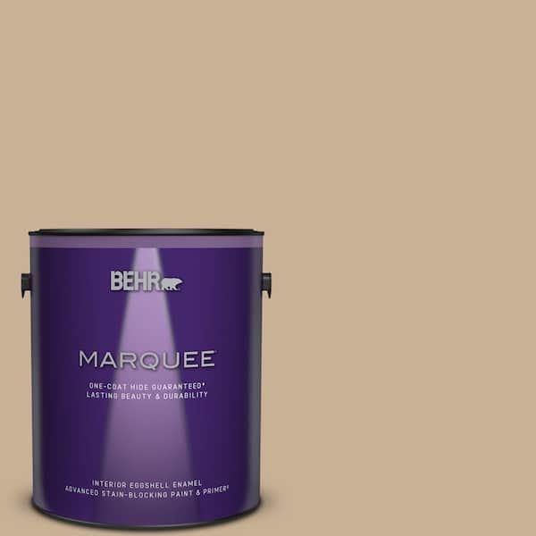 BEHR MARQUEE 1 gal. #MQ2-46 Basswood One-Coat Hide Eggshell Enamel Interior Paint & Primer