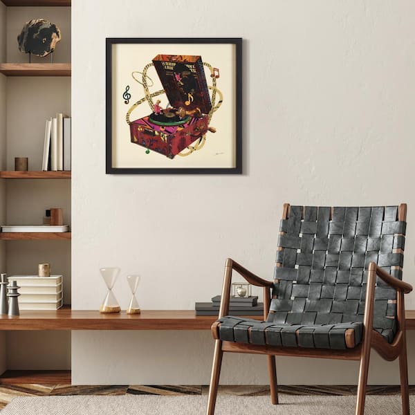 Empire Art Direct Wind Up 78 in. Alex Zeng's Dimensional Framed