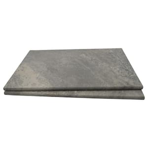 Quarzo Gray 0.79 in. x 13 in. x 24 in. Porcelain Pool Coping (26 Pieces/56.33 sq. ft./Pallet)