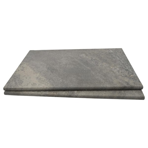 MSI Quarzo Gray 2 cm x 13 in. x 24 in. Matte Porcelain Pool Coping (26 Pieces / 56.33 sq. ft. / pallet)