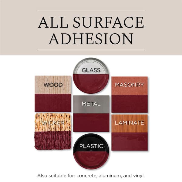 11 oz. All Surface Metallic Dark Cherry Spray Paint and Primer in 1 (6-Pack)