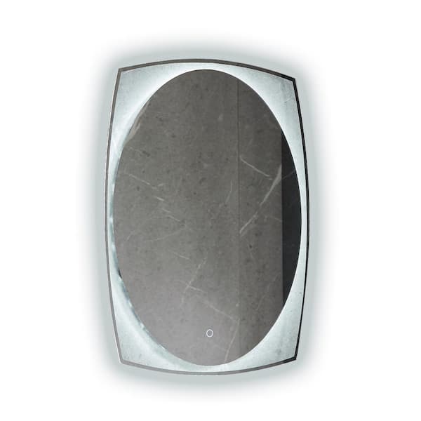 Mediterraneo 23.65 in. W x 31.5 in. H Oval Backlit LED Mirror
