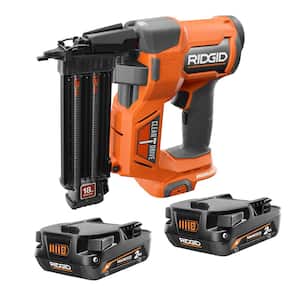 18V Brushless Cordless 18-Gauge 2-1/8 in. Brad Nailer with (2) MAX Output 2.0 Ah Batteries