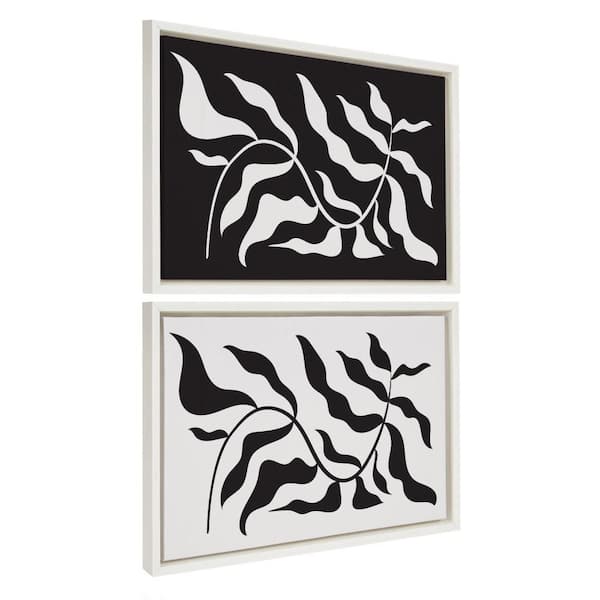 Kate and Laurel Sylvie Modern Matisse by the Creative Bunch Studio 2-Piece Framed Art Print 18 in. x 24 in.