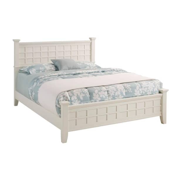 Home Styles Arts and Crafts White Queen-size Bed