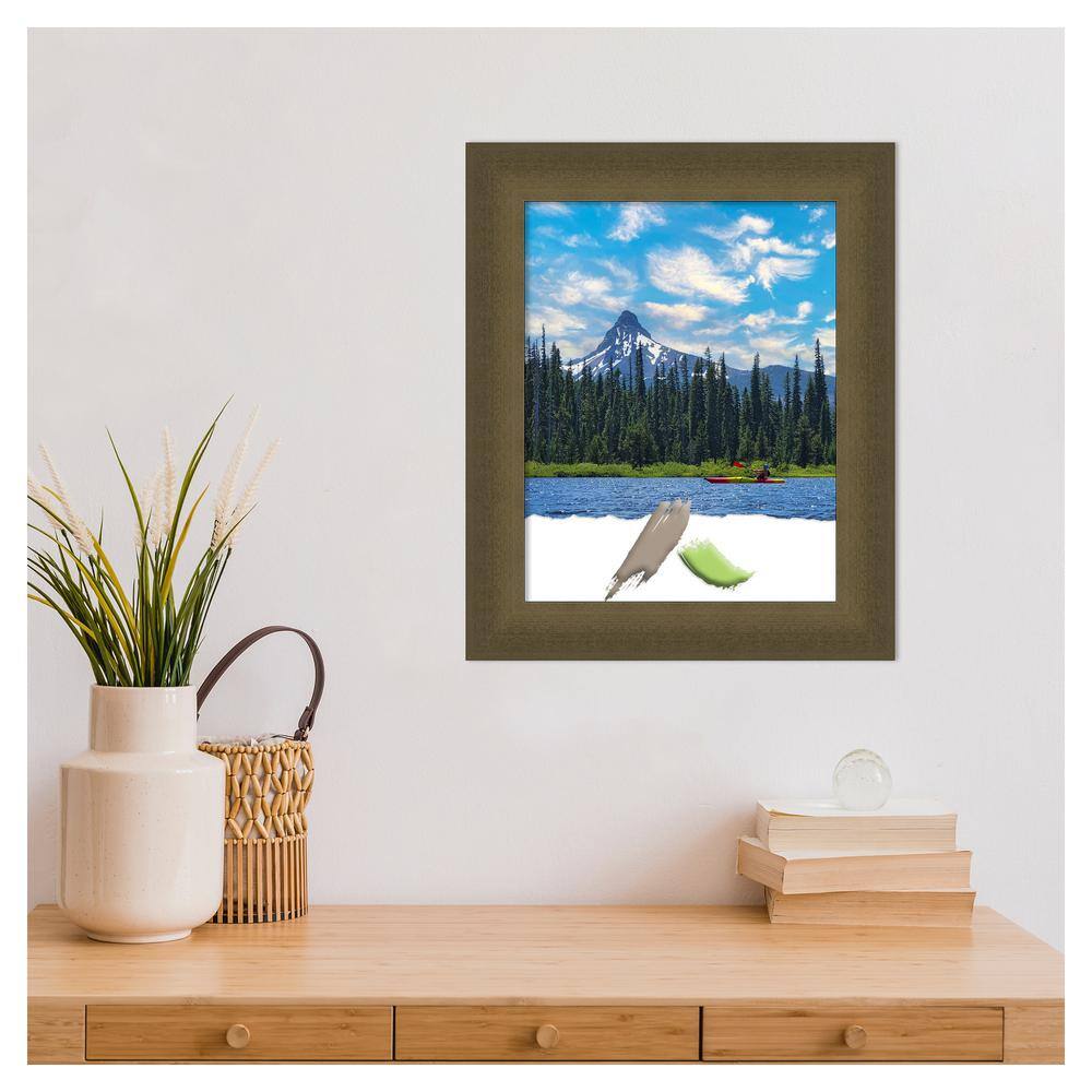 Blaine Light Bronze Narrow 11x14 Polystyrene Wall Frame
