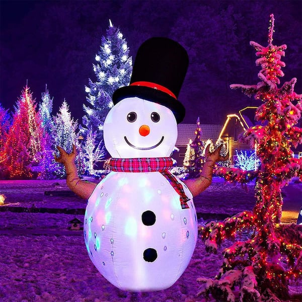 Christmas Inflatable Snowman Decor, 4Ft Christmas Window