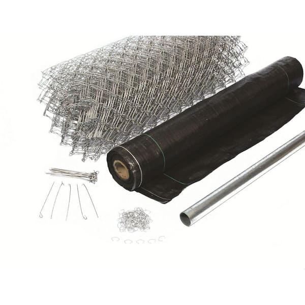 Mutual Industries 3-1/2 ft. x 300 ft. Black Super Silt Fence Kit