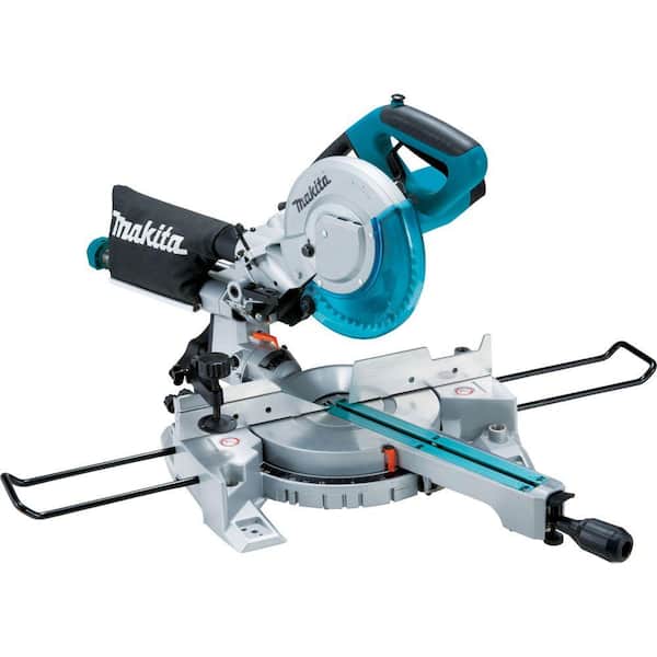 Makita 10.5 Amp 8-1/2 in. Corded Single Bevel Sliding Compound Miter Saw w/ Electric Brake, Soft Start, LED Light and 48T Blade