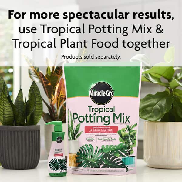 Miracle-Gro 6 Qt. Tropical Potting Soil Mix 71276430 - The