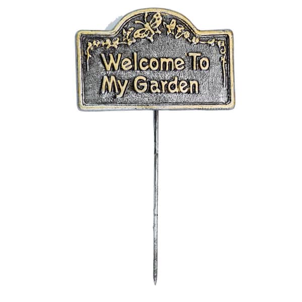 Garden Marker Welcome To My Garden Sign