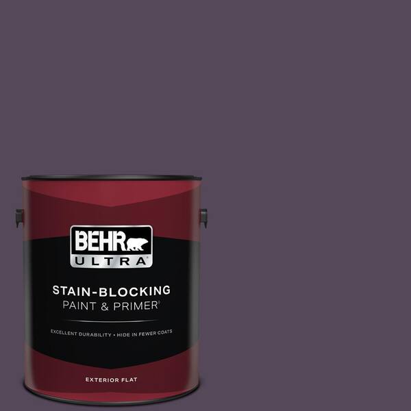 BEHR ULTRA 1 gal. #PPU17-01 Mata Hari Flat Exterior Paint & Primer