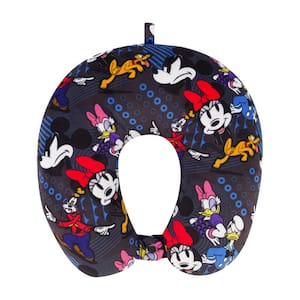 Mickey and Friends Neck Travel Pillow BLACK