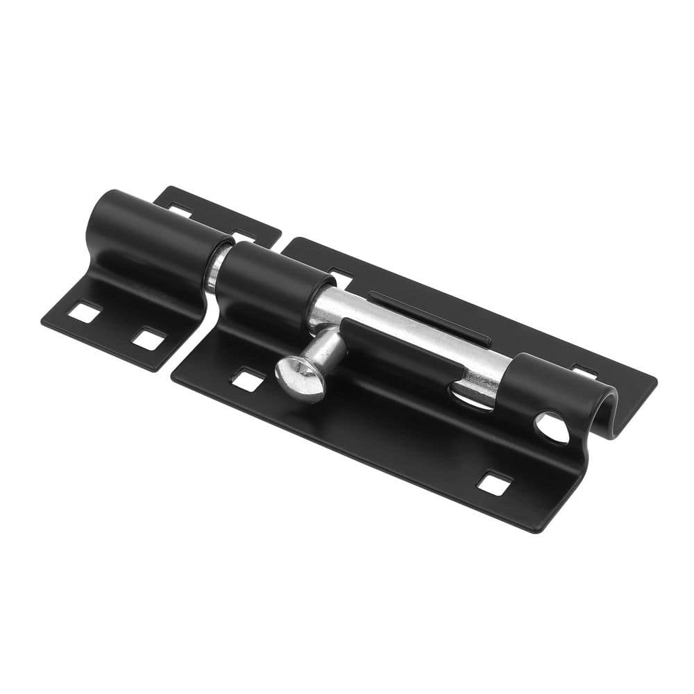Door and Gate, Extra Heavy Duty Slide Barrel Bolt Latch 5-1/2 inch with Screws, Matte Black (Single Pack) price history on PriceWatchPro