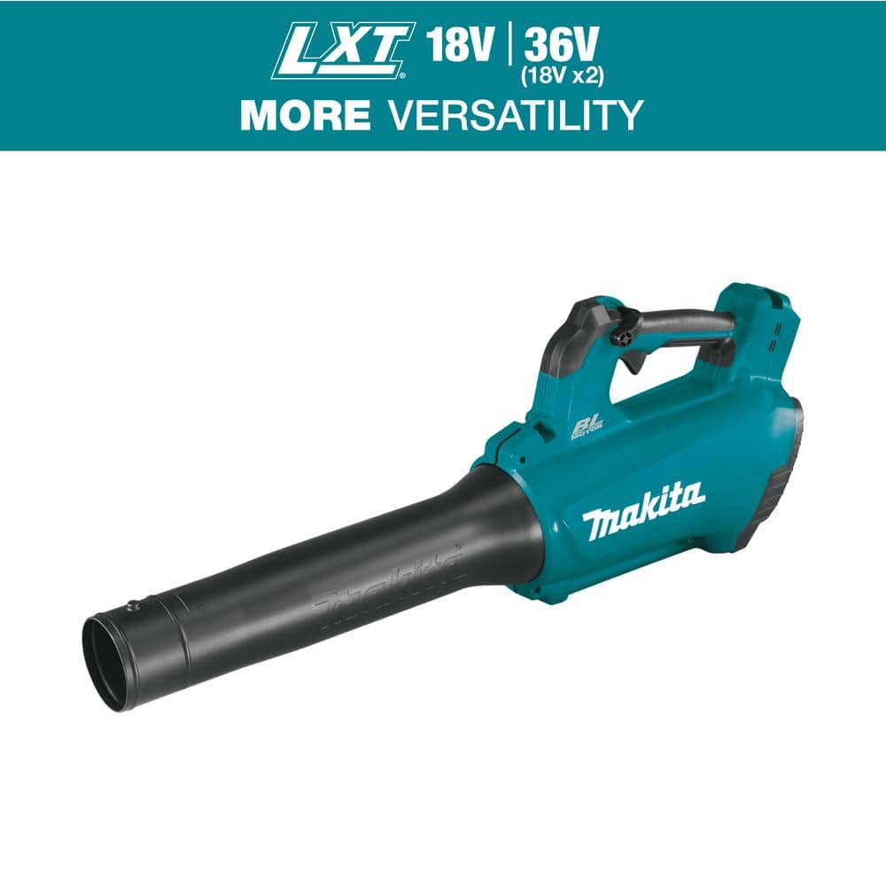 Makita 116 MPH 459 CFM 18V LXT Lithium-Ion Brushless Cordless Leaf ...