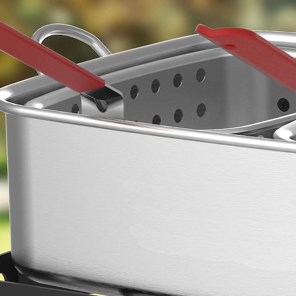 Outdoor Gourmet 15 qt. Pan with Dual Baskets