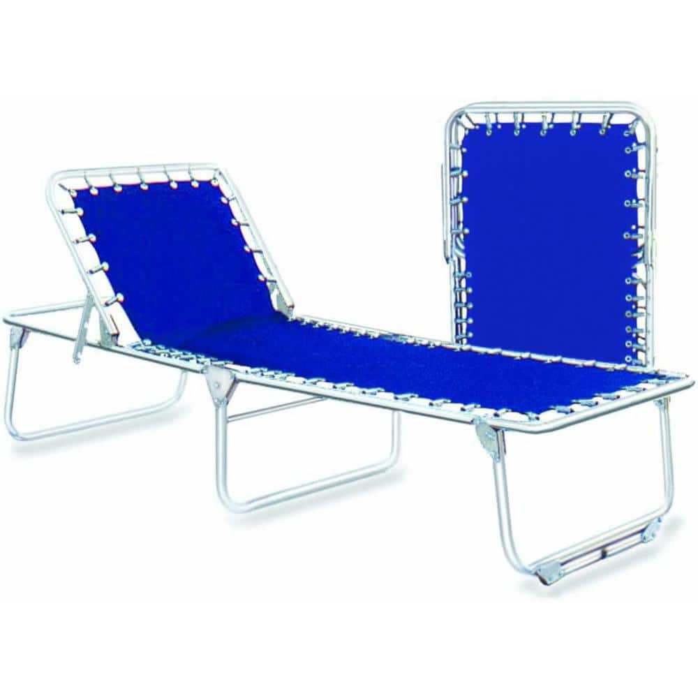 22.5 x 70.75 Foldable Multiple Position Steel Cot with Poly/Nylon Fabr