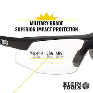 Standard Safety Glasses, Clear Lens