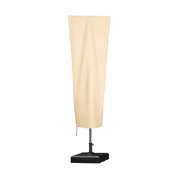 SKYSHALO Patio Umbrella Cover, up to 13 ft. Windproof, 420D Oxford Cloth, PU Coating 2000, UV Resistant Outdoor Patio Umbrella