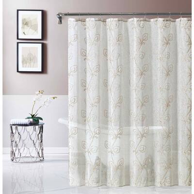 Mildew Resistant Shower Curtains, Extra Long Shower Curtain 72×78