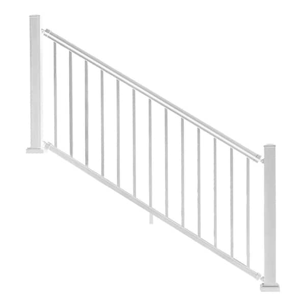 Allure Aluminum Preassembled White Rail Angled Bracket