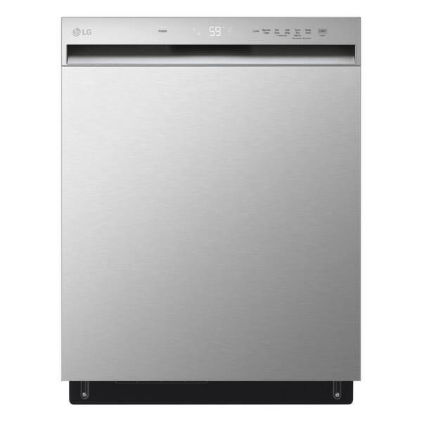 24 in. in Stainless Steel Front Control Dishwasher with NeveRust Stainless Steel Tub and Dynamic Dry