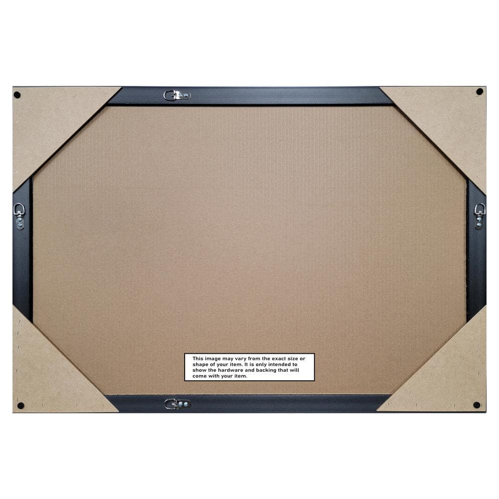 Craftsman White Medium Wood Framed Bathroom Vanity Mirror