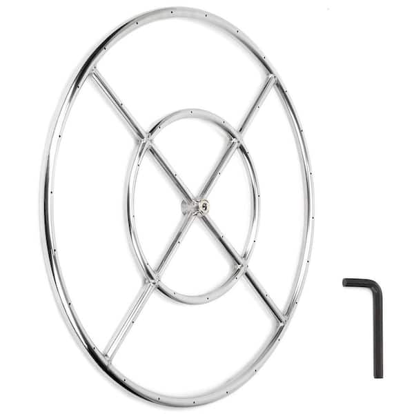 24 Stainless Steel Fire Ring Burners | Fire Pit Essentials