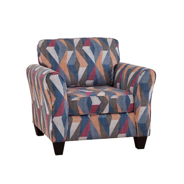 American Furniture Classics Transitional Flared Arm Multi Colored 