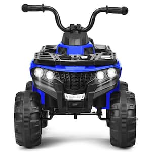 6-Volt Battery Kids Ride On ATV Quad 4 Wheeler Electric Toy Car Blue