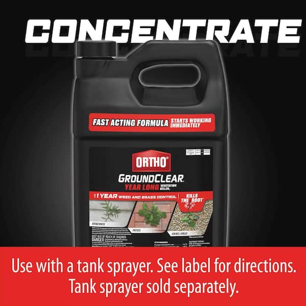 Ortho - GroundClear Year Long Vegetation Killer2 Concentrate, 1 Gal. Kills and Prevents Weeds Up to 12-Months